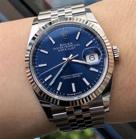 rolex datejust 36 proce|rolex datejust 36mm on wrist.